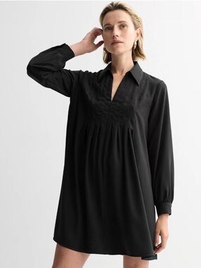 Nine West Pintuck Mini Dress